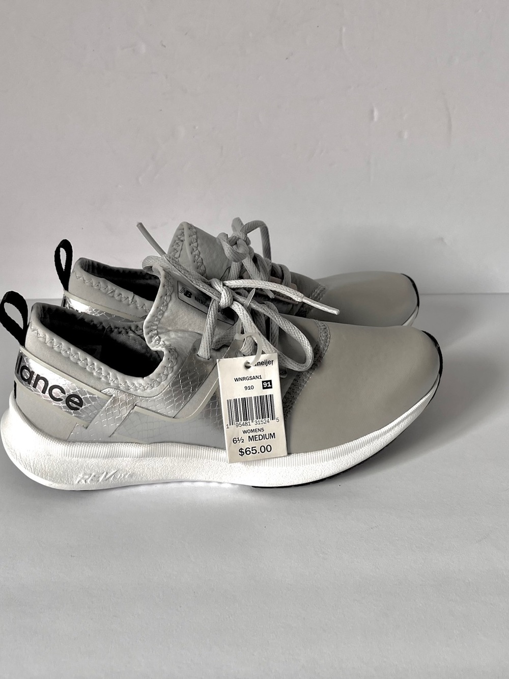 New Balance Aluminum/ silver Moonbeam Sport Lux Women's Girls Athletic Shoes